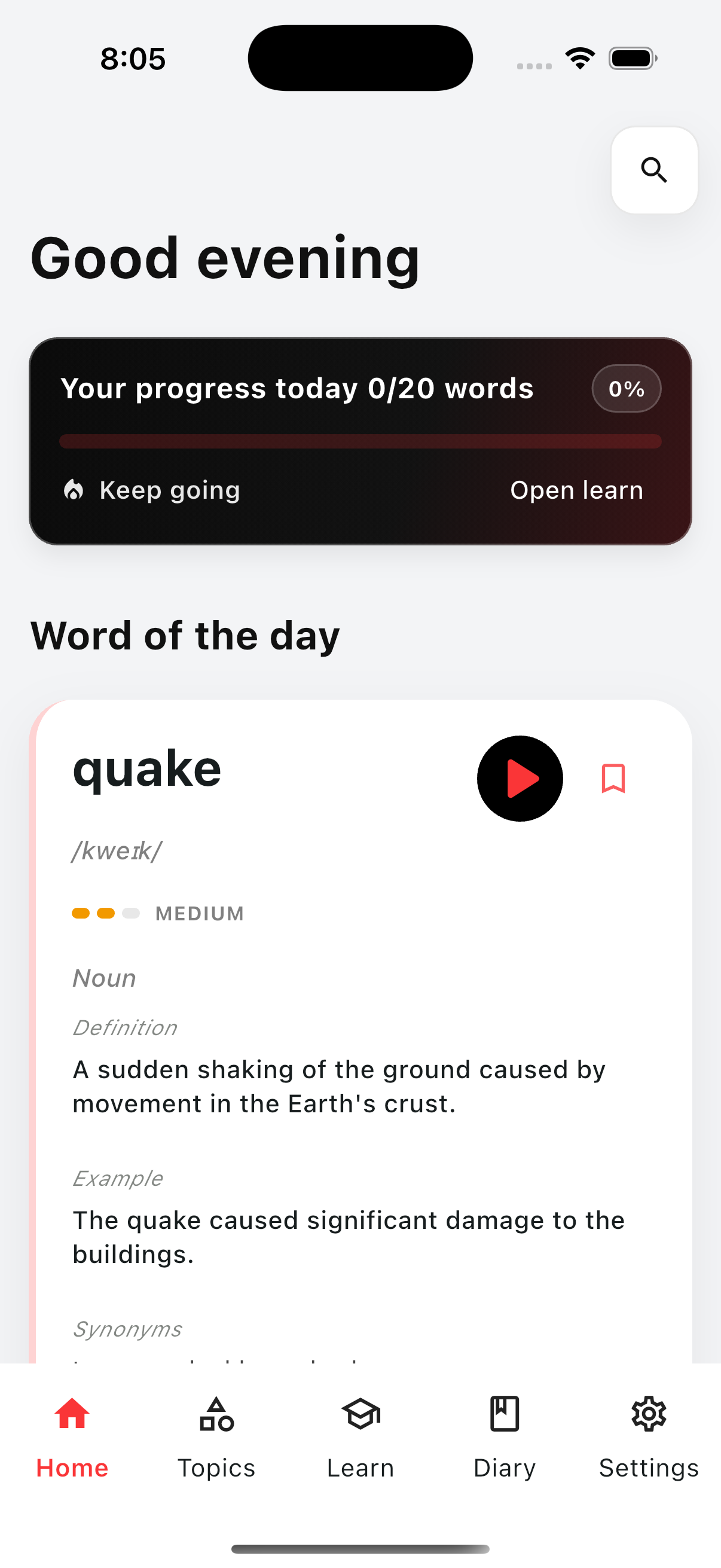 Word of the Day
